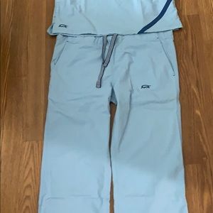 Light blue scrubs